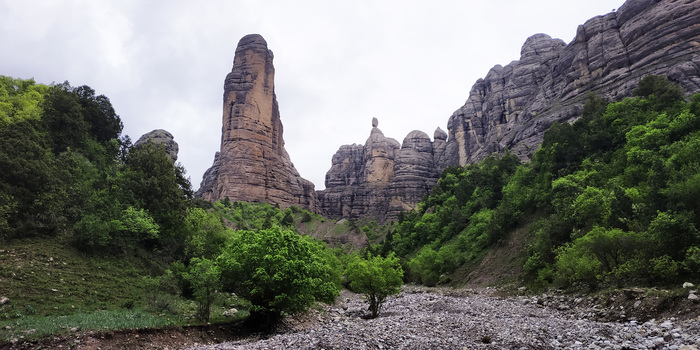 В заказнике Чильдухтарон Природа, Горы, Весна, Таджикистан, Длиннопост