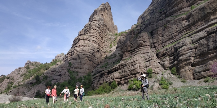 В заказнике Чильдухтарон Природа, Горы, Весна, Таджикистан, Длиннопост