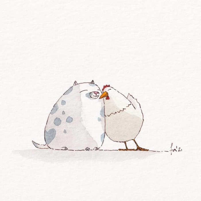 1621817037181155058 курица с телефоном картинки