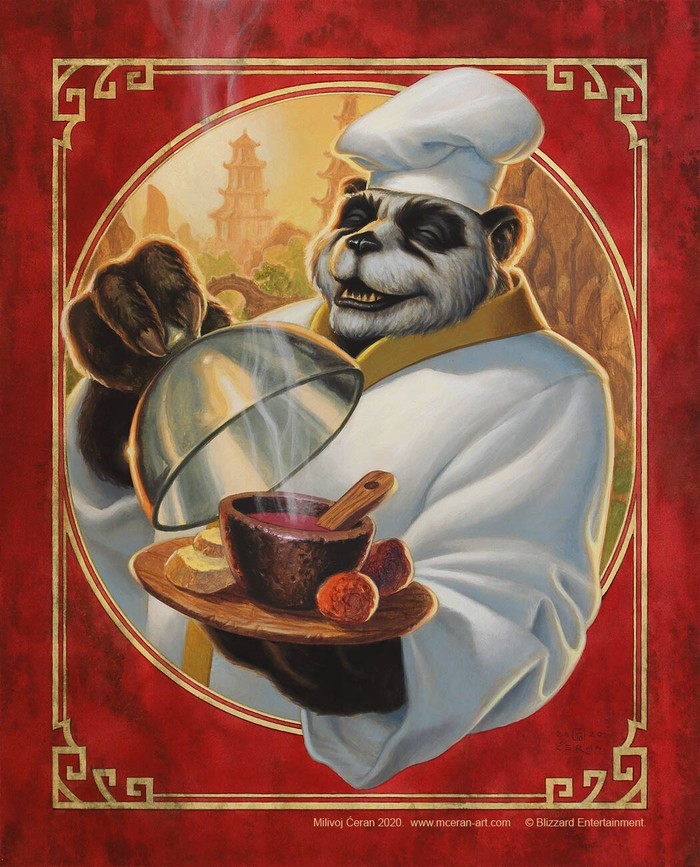 "Nomi Chef" by Milivoj CeranPRO World of Warcraft, Warcraft, Blizzard, Game Art, , , 