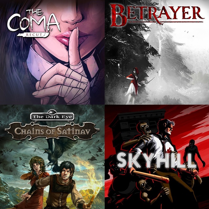  The Coma: Recut, Betrayer, Skyhill,The Dark Eye: Chains of Satinav  SteamGifts Steamgifts, , Steam, , Skyhill