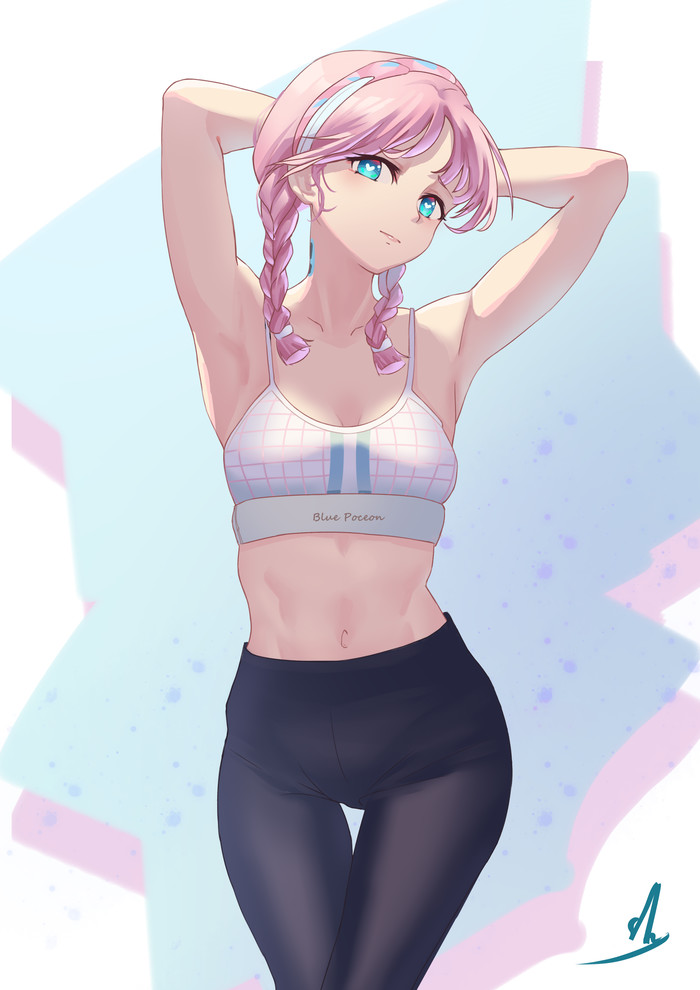 Blue Poison , Anime Art, Arknights, Blue Poison,  