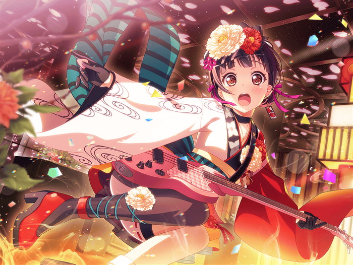 Bang Dream! - Poppin' Party -   -  3 , Anime Art, Bang Dream!, Bang Dream! Girls Band Party!, 