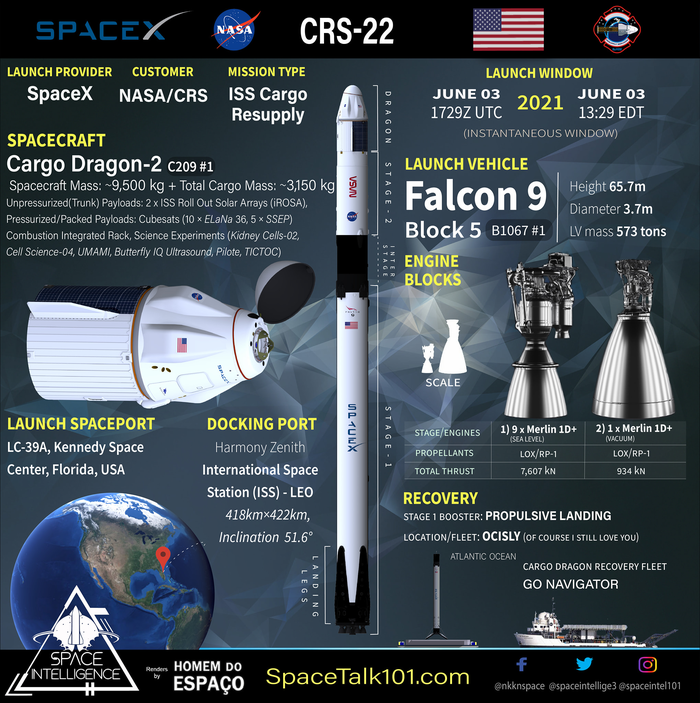 SpaceX отправит 3 июня новые солнечные панели для МКС, тысячи тихоходок и светящихся кальмаров Boeing, SpaceX, МКС, Солнечные панели, Космическая станция, Технологии, Электричество, Энергетика, Космос, Космонавтика, Длиннопост