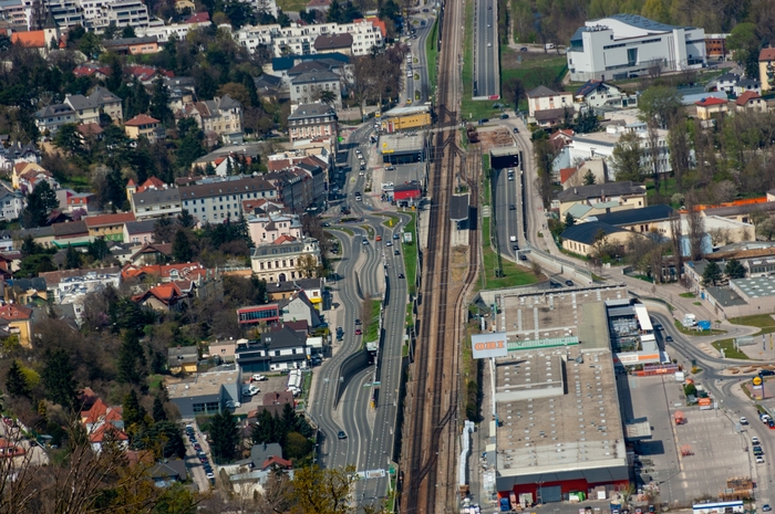 Город Вена, вид с горы Калленберг