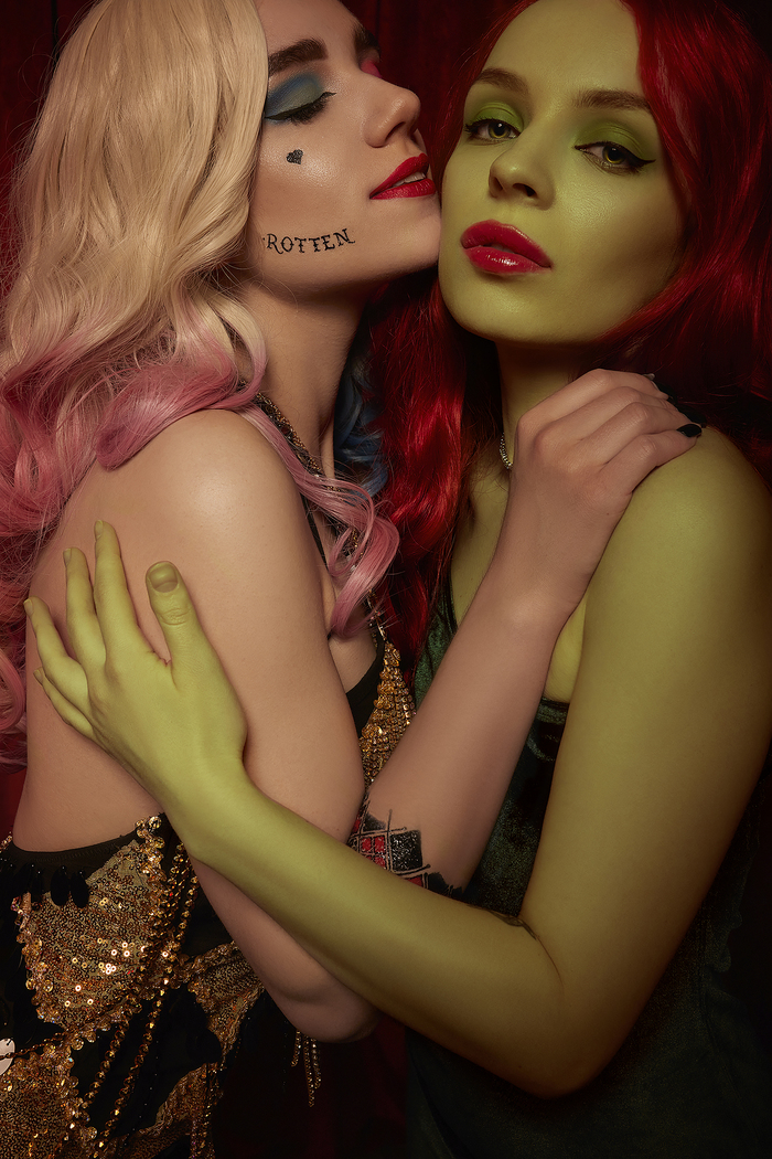       | Harley Quinn & Poison Ivy cosplay DC Comics,  ,  , 