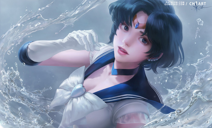   , , , Sailor Moon, Sailor Mercury