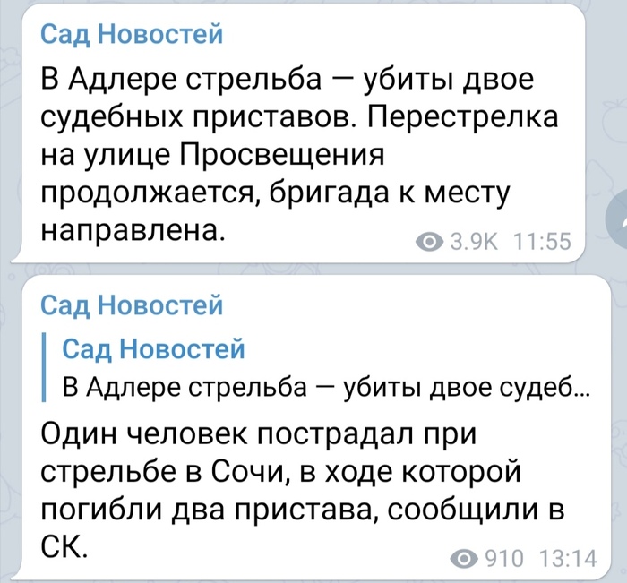 Чёрный юмор СМИ... Приставы не люди