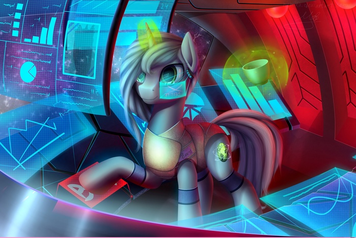 Challenger. Ponies from 2nd holodeck