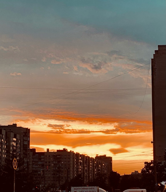 Закат в Питере