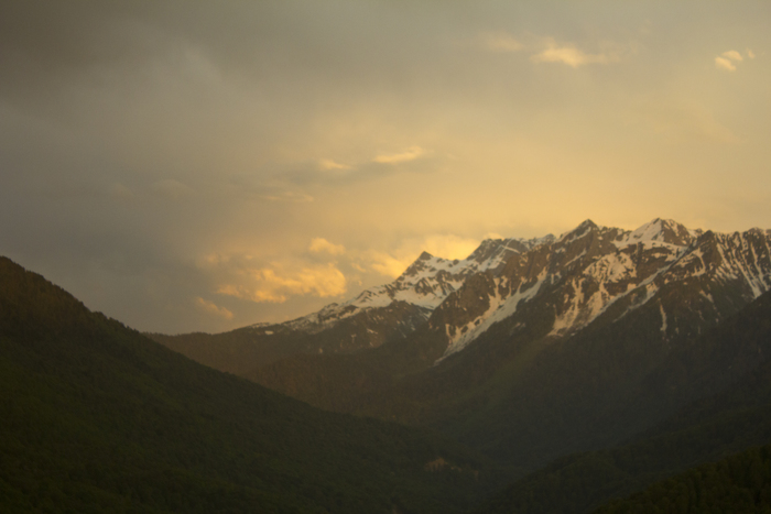 Закат в Сочи