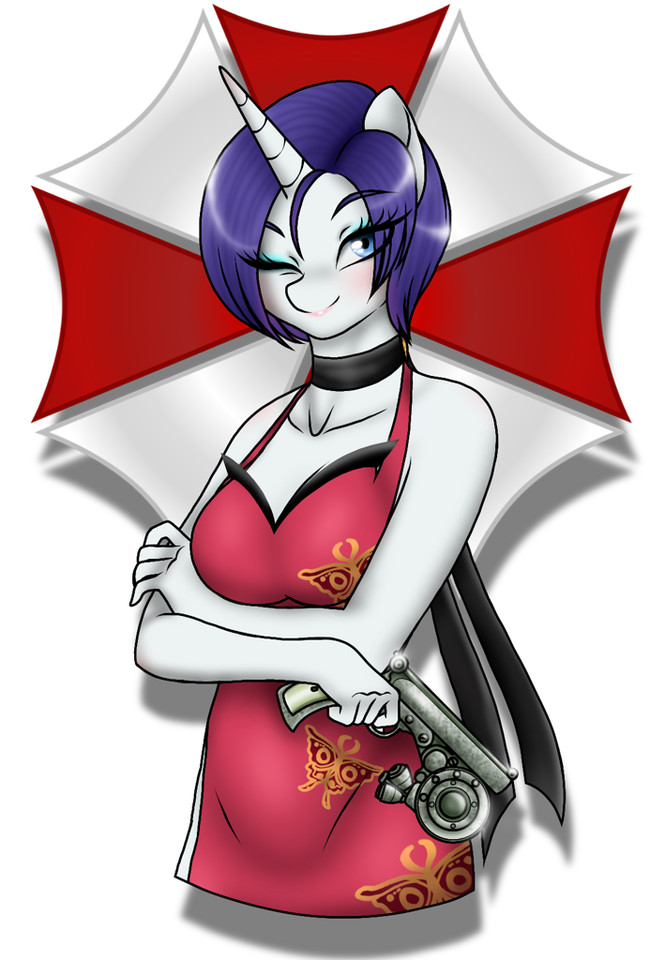   My Little Pony, Rarity, Resident Evil, Ada Wong, 