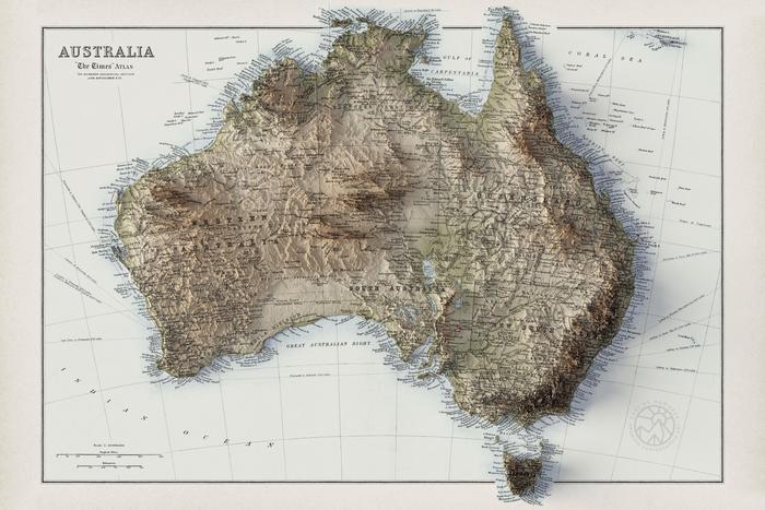 Крутые рельефные карты Южной Америки, Австралии, Африки и США Картинки, Карты, Континенты, Топография, Африка, Австралия, География, Длиннопост