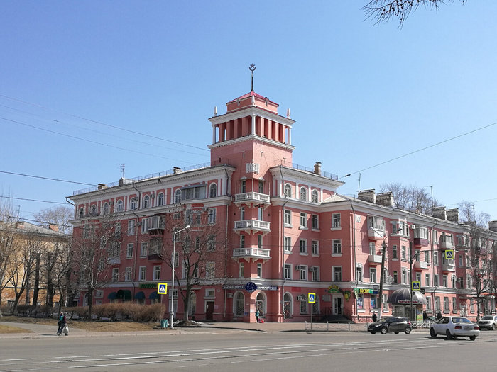 Комсомольск-на-Амуре. Город из советской мечты Советская архитектура, СССР, Сталинская архитектура, Сравнение, Было-стало, Дальний Восток, Длиннопост, Комсомольск-на-Амуре