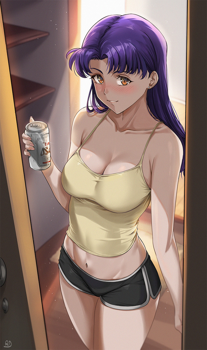 ... Evangelion, Misato Katsuragi, Anime Art, , 