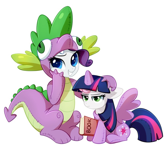     My Little Pony, Rarity, Sweetie Belle, Spike, Twilight Sparkle, Tomatocoup