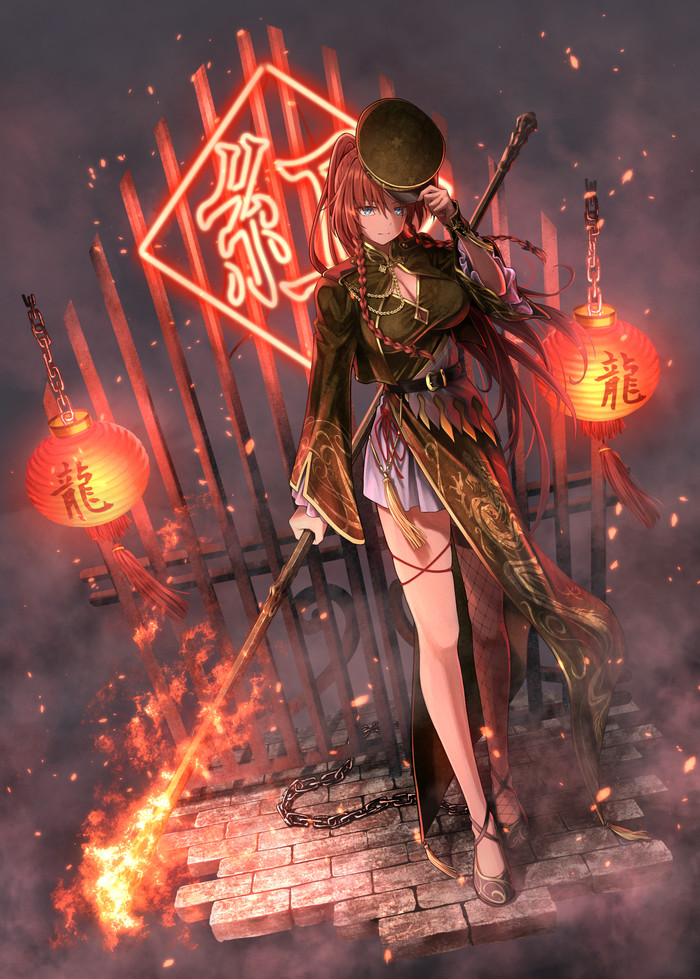 Hong Meiling Touhou, Hong Meiling, Anime Art, , Greenkohgen