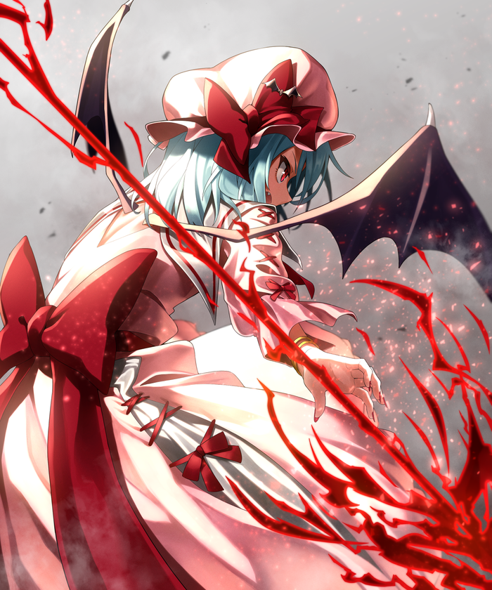 Remilia Scarlet Touhou, Remilia Scarlet, Anime Art, , Greenkohgen