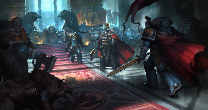 The Champions of Fenris Warhammer 40k, Wh Art, , , Space wolves, Jaime Martinez, 