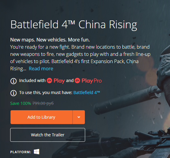 (DLC) Battlefield 4 China Rising -   ORIGIN , ,  Steam, Origin