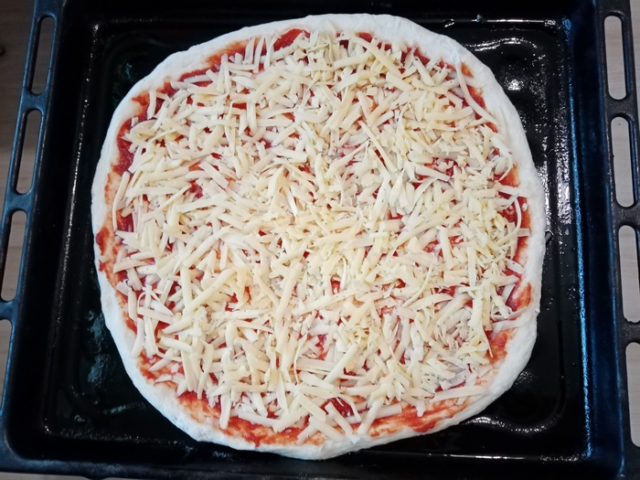 Пицца с грибами и ветчиной Пицца, Рецепт, Длиннопост