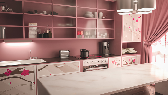 Japan - Kitchen Design 3D, 3ds Max, Cgimedia, 