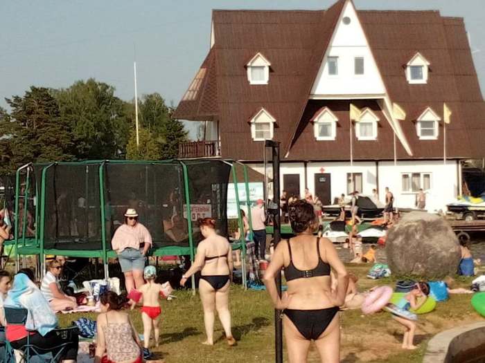 Заметка о пляже на базе отдыха «Троицкое» Клязьминского водохранилища Пляж, Подмосковье, Длиннопост