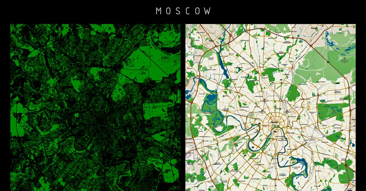 Схема озеленения москвы