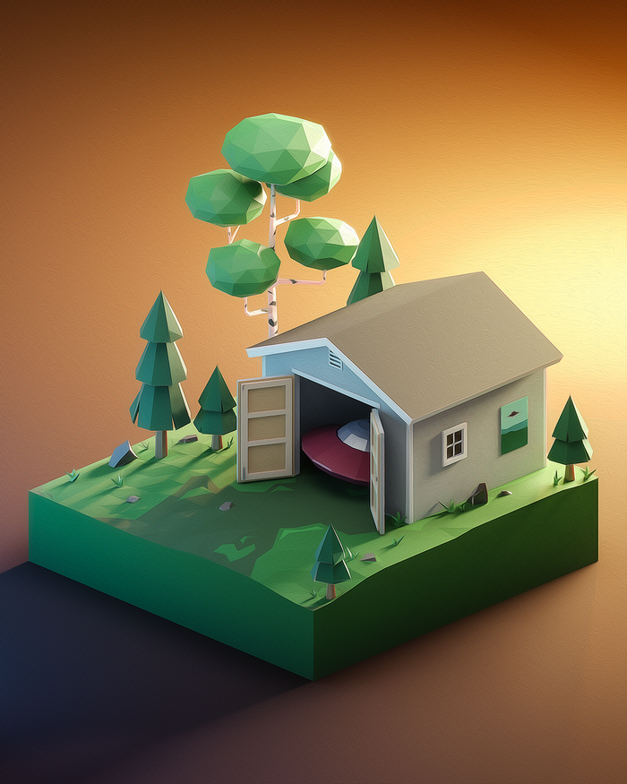     Low Poly Low poly, 3D, , , , , Blender,  