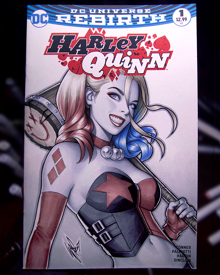 Harley by Warren Louw , -, ,  , Warren Louw, DC Comics, , , 