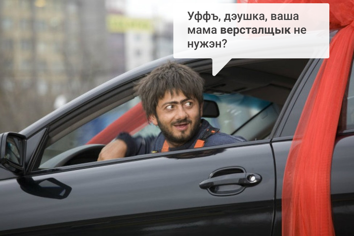 -, -, -,   , !
