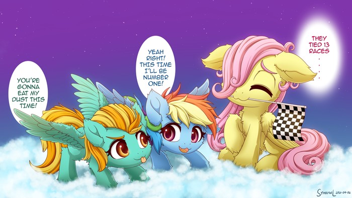 13 ... My Little Pony, Fluttershy, Rainbow Dash, Lightning Dust, Symbianl