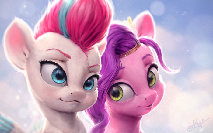    My Little Pony, Ponyart, MLP G5, Pipp Petals, Zipp Storm, Assasinmonkey