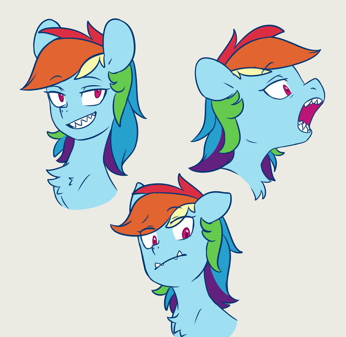 My Little Pony, Rainbow Dash, Doodle-mark