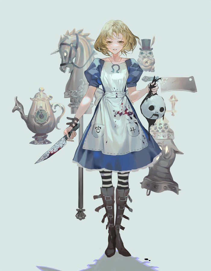 Alice Margatroid: Madness Returns Alice Margatroid, Touhou, Anime Art, , X (Twitter), Hillly, Alice: Madness Returns, 