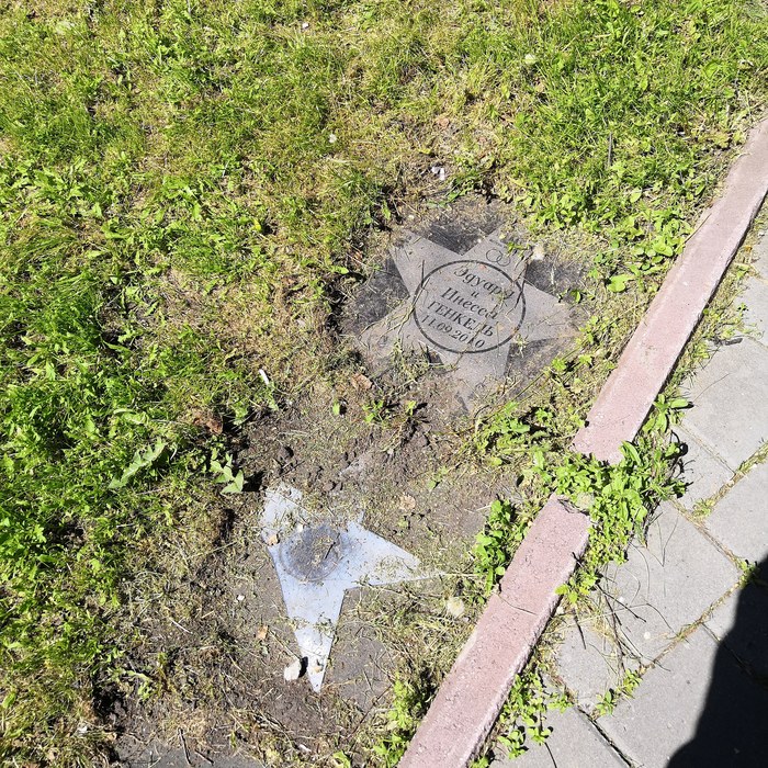 Планировалась Аллея славы молодожёнов