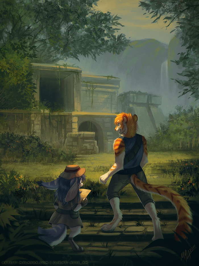   , , , Furry Fox, Furry Tiger, Mylafox