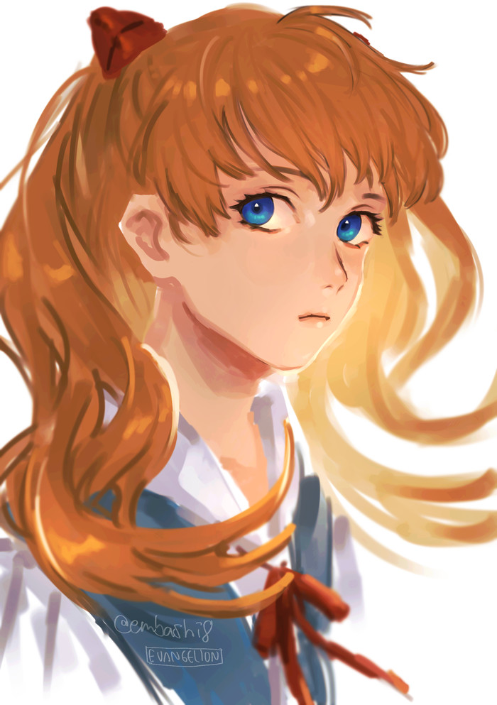 Asuka Evangelion, Asuka Langley, Anime Art, 
