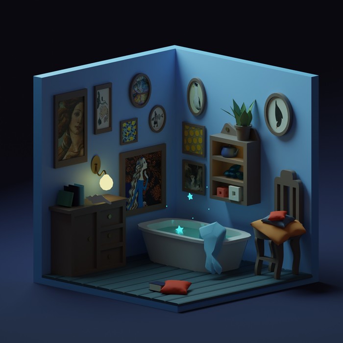    Blender, 3D, 