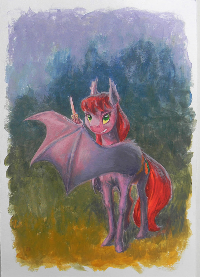 - My Little Pony, Original Character, Batpony,  , Monitus