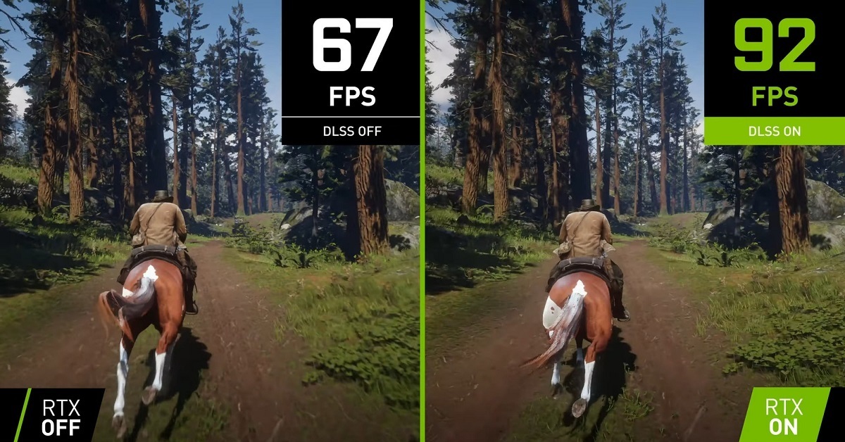 Включи против 2. DLSS rdr 2. Red Dead Redemption 2 с DLSS И без. Red Dead Redemption 2 DLSS. NVIDIA DLSS.