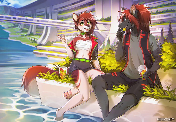  , , , Furry Canine, Furry wolf, Hihikori