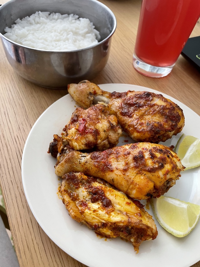 Острая курица по африкански