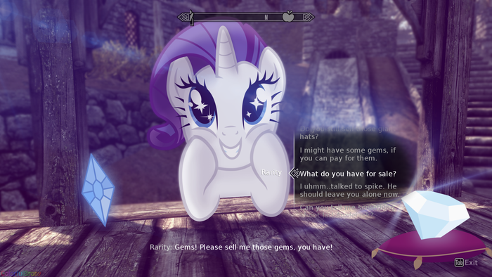  -  My Little Pony, The Elder Scrolls V: Skyrim, , Rarity