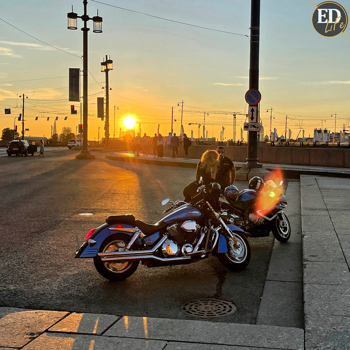 Закат и мотоциклы: лето 2021 в Санкт-Петербурге