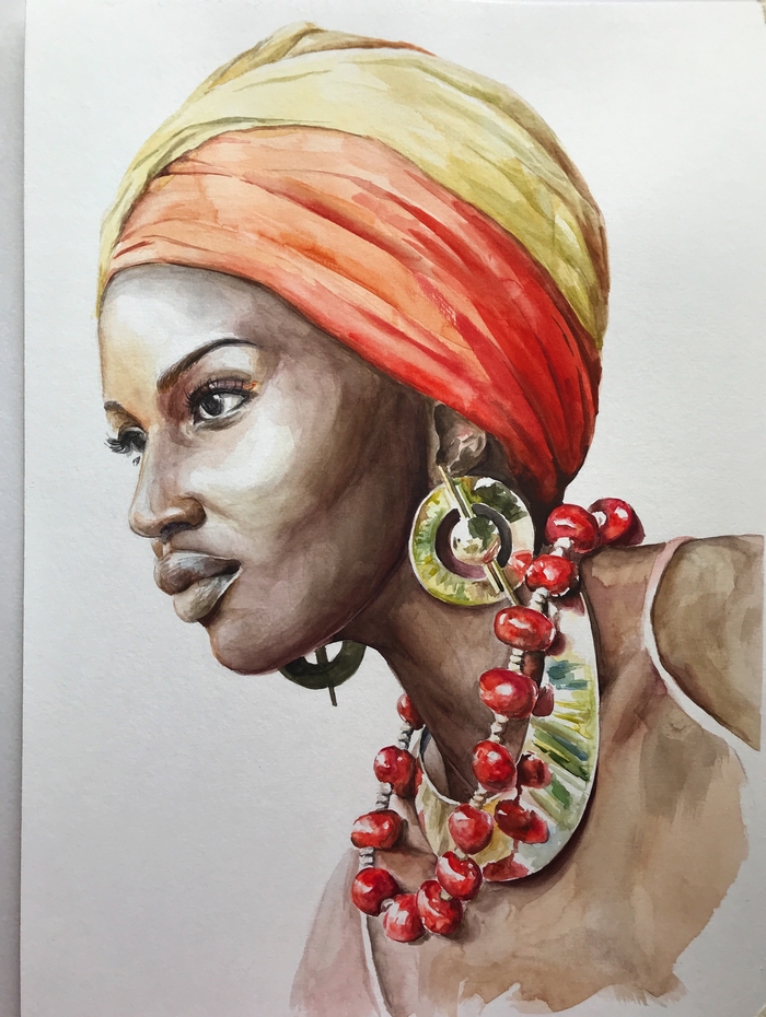 Портрет африканской женщины