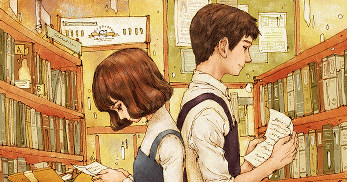 Читать книгу про школу любовь. Библиотека рисунок. Библиотека картинки нарисованные. Дети идут в библиотеку. Девушка и юноша в библиотеке.