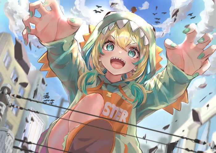 - Amano Pikamee, Virtual YouTuber, , Anime Art, Vox Monster Project