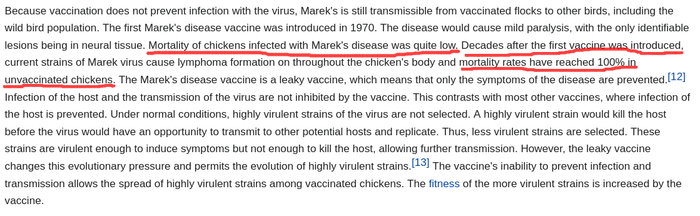 Болезнь Марека у птиц