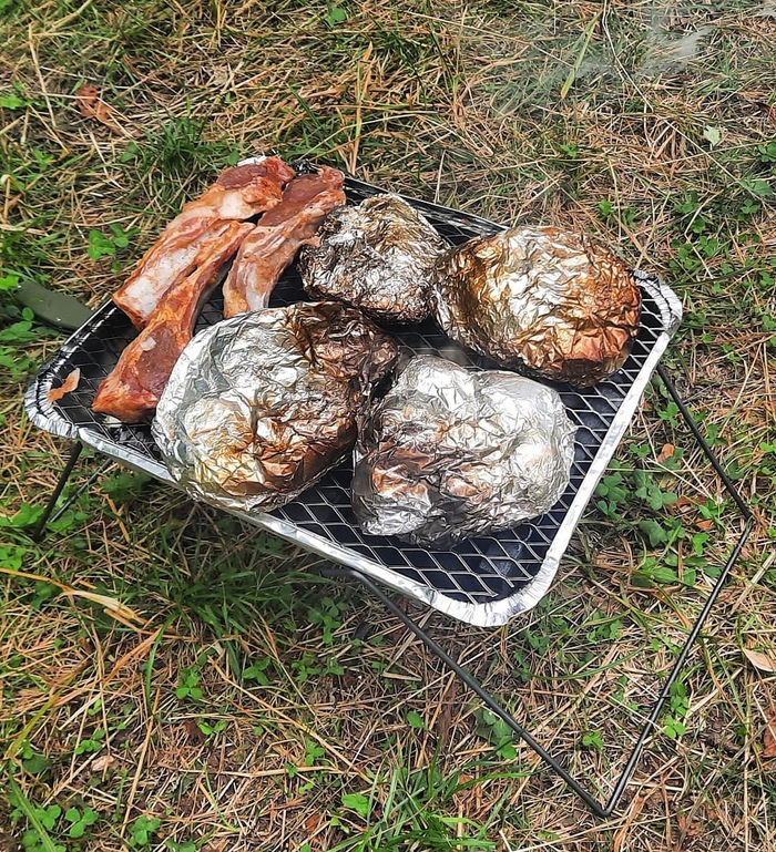 Барбекю из фольги Барбекю, Девушка в очках, Длиннопост, Девушки, Купальник